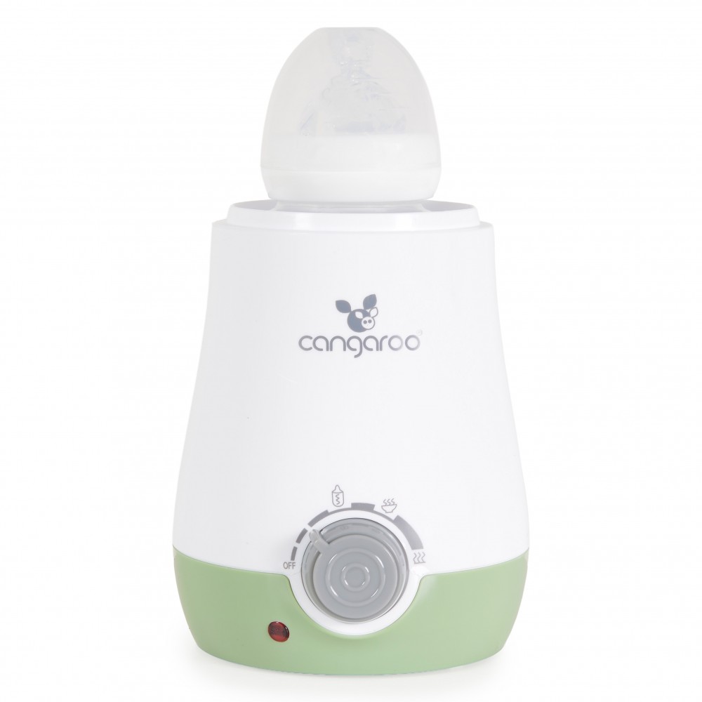 Cangaroo BabyUno Light Green Θερμαντήρας Μπιμπερό & Φαγητού 3800146273156 – Ηλεκτρικός Θερμαντήρας με Λειτουργία Αποστείρωσης 150W