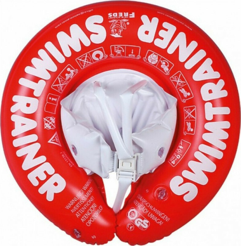 Freds Swim Academy Swimtrainer Classic Red 04001 Σωσίβιο Εκμάθησης Κολύμβησης 3m-4y – Κόκκινος Εκπαιδευτικός Κολυμβητής με Ιμάντες Ασφαλείας