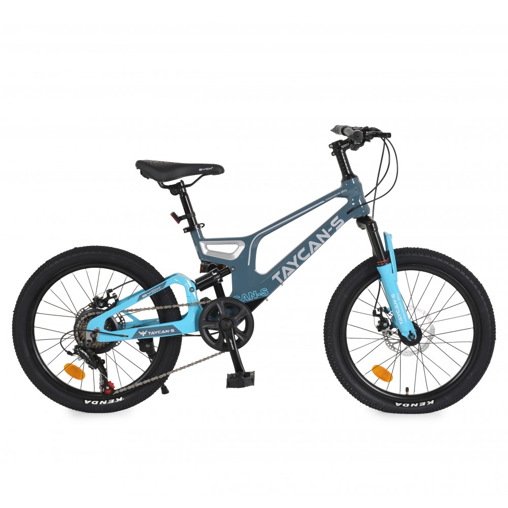 Byox Taycan-S Blue Παιδικό Ποδήλατο 20” 3800146203627 – Μπλε Ποδήλατο με Ταχύτητες για Παιδιά
