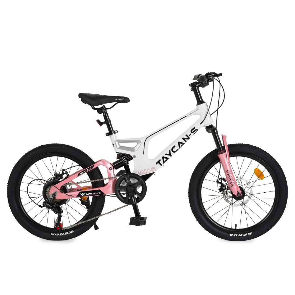 Byox Taycan-S Pink Παιδικό Ποδήλατο 20” 3800146203610 – Ροζ Ποδήλατο με Ταχύτητες, Δισκόφρενα & Σκελετό Magnesium Alloy