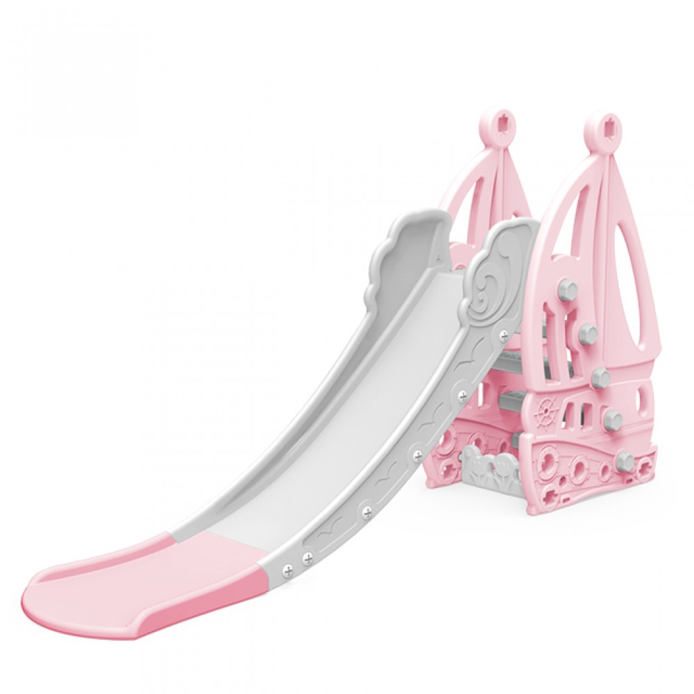 Moni Garden Nala Pink 3800146220440 Παιδική Τσουλήθρα 210cm – Ροζ Τσουλήθρα Εσωτερικού & Εξωτερικού Χώρου με Αντιολισθητικά Σκαλοπάτια