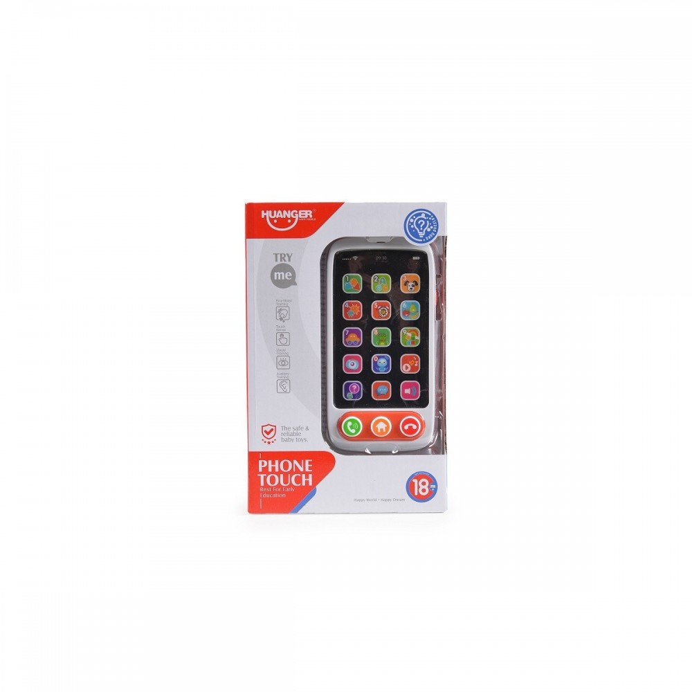 Huanger HE8001 Baby Smartphone Παιδικό Τηλέφωνο με Ήχους & Μουσική 18m+ – Κωδ. 3800146222734
