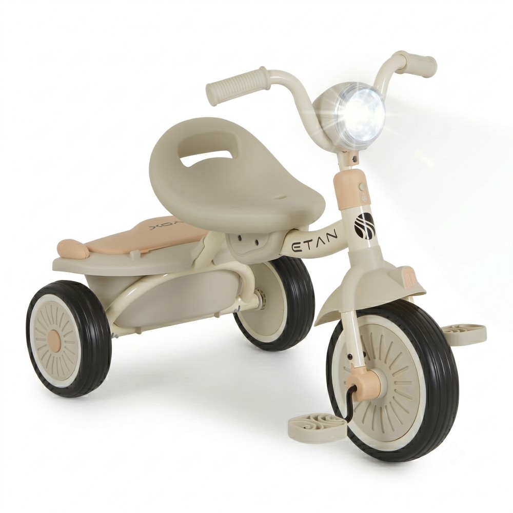 Byox Etan Beige Αναδιπλούμενο Τρίκυκλο Ποδηλατάκι 12m+ – Κωδ. 3800146232054