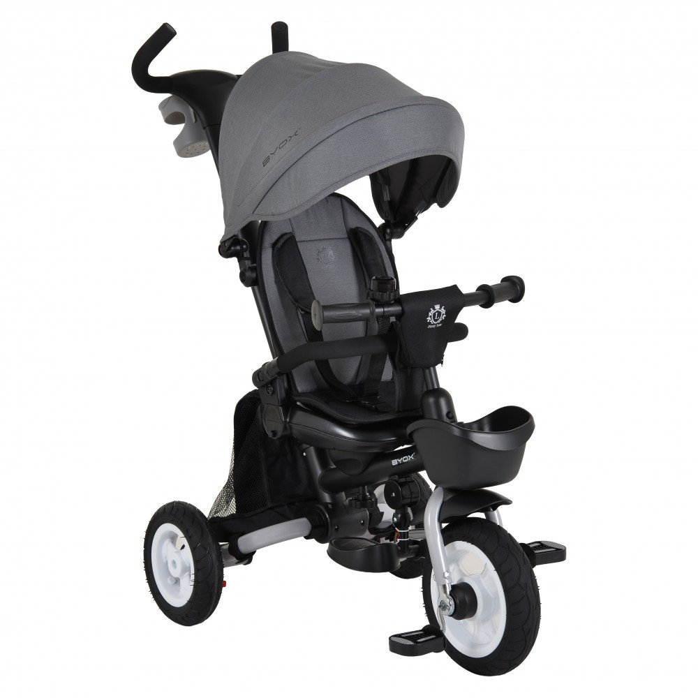 Byox Flexy Lux Dark Grey Πτυσσόμενο Τρίκυκλο Ποδηλατάκι 18m+ 3800146232146