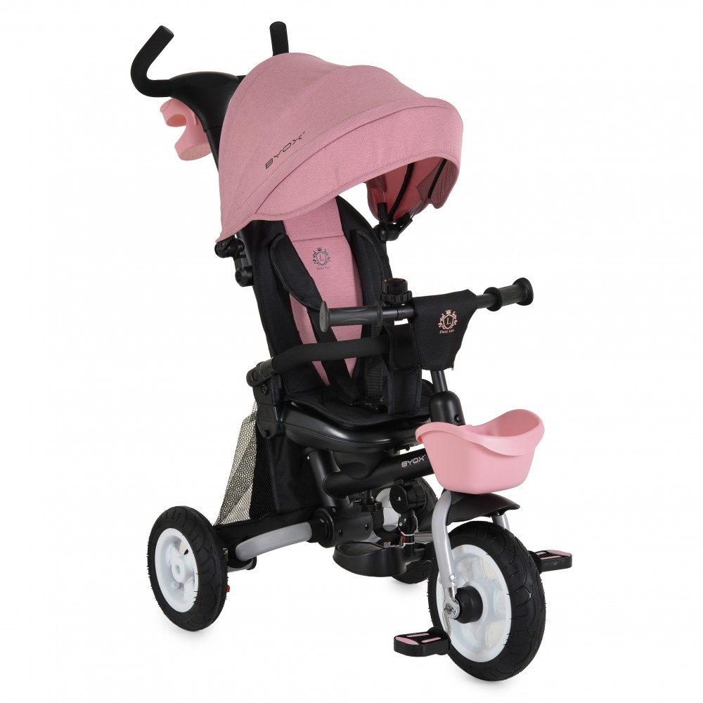 Byox Flexy Lux Dark Pink Πτυσσόμενο Τρίκυκλο Ποδηλατάκι με Λαβή Γονέα 18m+ έως 25kg – Κωδ. 3800146232153