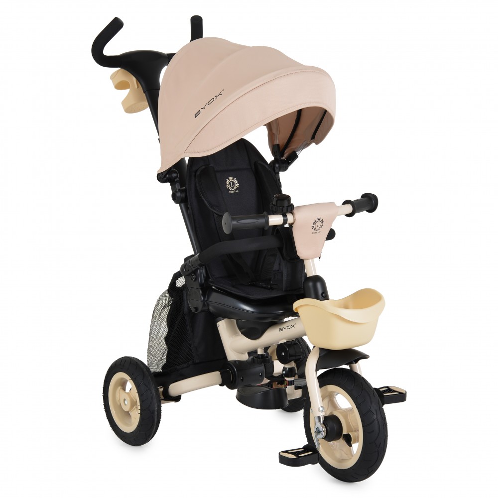 Byox Flexy Lux Beige Πτυσσόμενο Τρίκυκλο Ποδηλατάκι με Λαβή Γονέα 18m+ έως 25kg – Κωδ. 3800146232139
