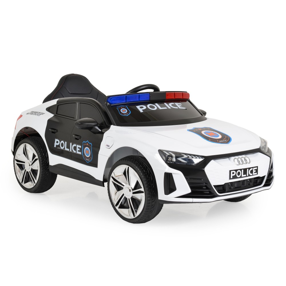 Moni BO Audi RS e-tron 717 White Police Ηλεκτροκίνητο Αυτοκίνητο 12V με Τηλεχειριστήριο 3–8 ετών – Κωδ. 3801005001361