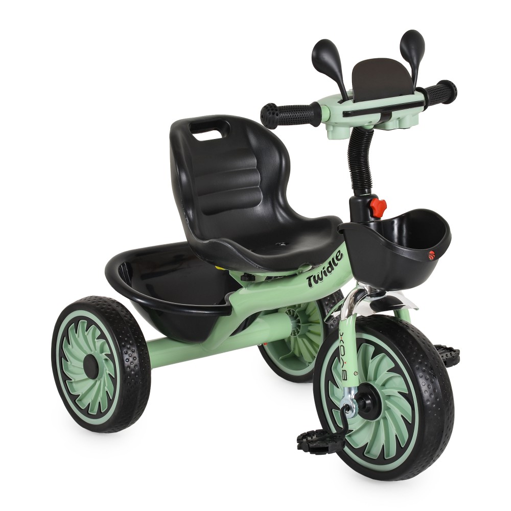Byox Twiddle Green Τρίκυκλο Ποδήλατο με Φώτα, Μουσική & Καλαθάκια 3+ έως 25kg – Κωδ. 3800146231750