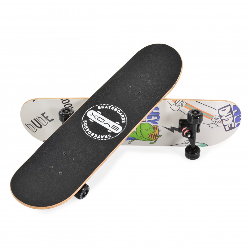 Byox Dude 3006 B25 Skateboard 31” με 9-Φύλλη Σανίδα, PU Τροχούς 54mm & Ρουλεμάν ABEC-5 – Κωδ. 3800146228668
