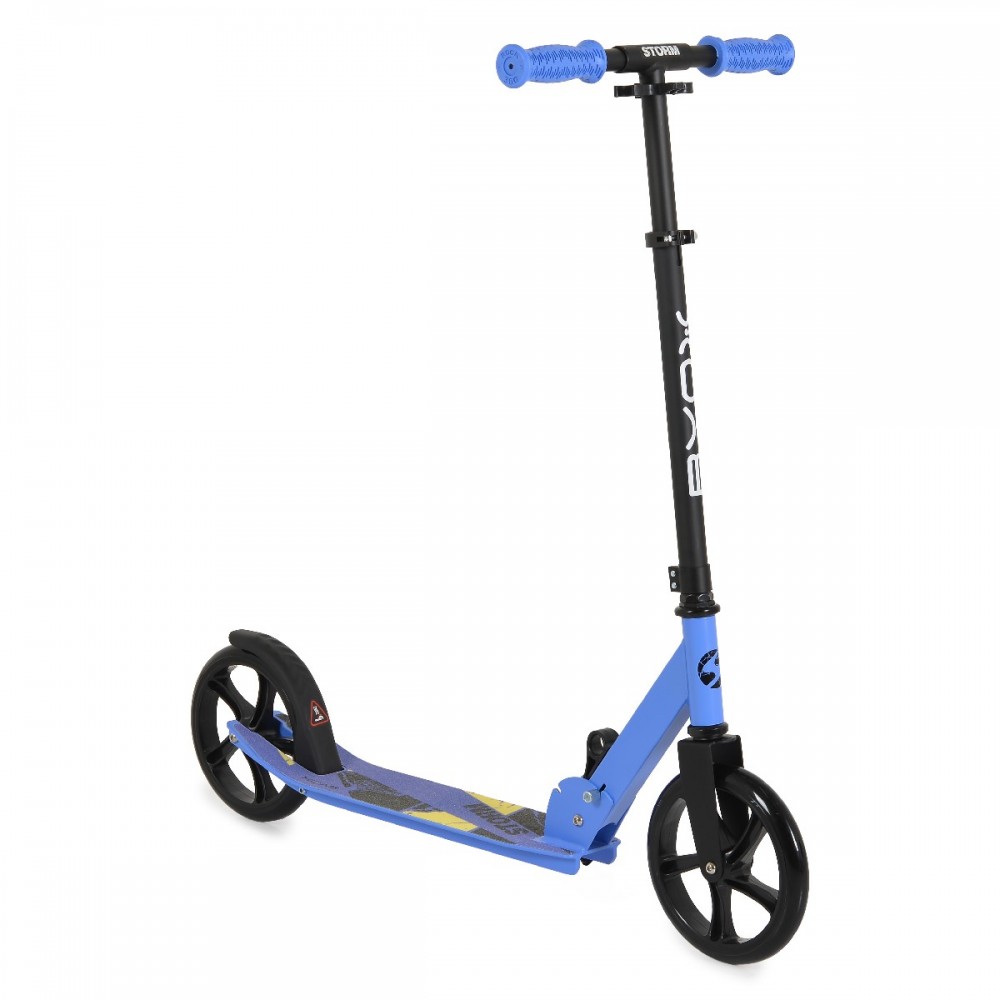 Byox Storm Blue Αναδιπλούμενο Πατίνι Αλουμινίου με PU Τροχούς 200mm, ABEC-5 & Ρυθμιζόμενο Τιμόνι – Κωδ. 3801005300372