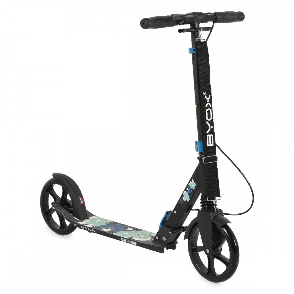Byox Storm Turquoise Αναδιπλούμενο Πατίνι Αλουμινίου με PU Τροχούς 200mm, ABEC-5 & Ρυθμιζόμενο Τιμόνι – Κωδ. 3801005300334