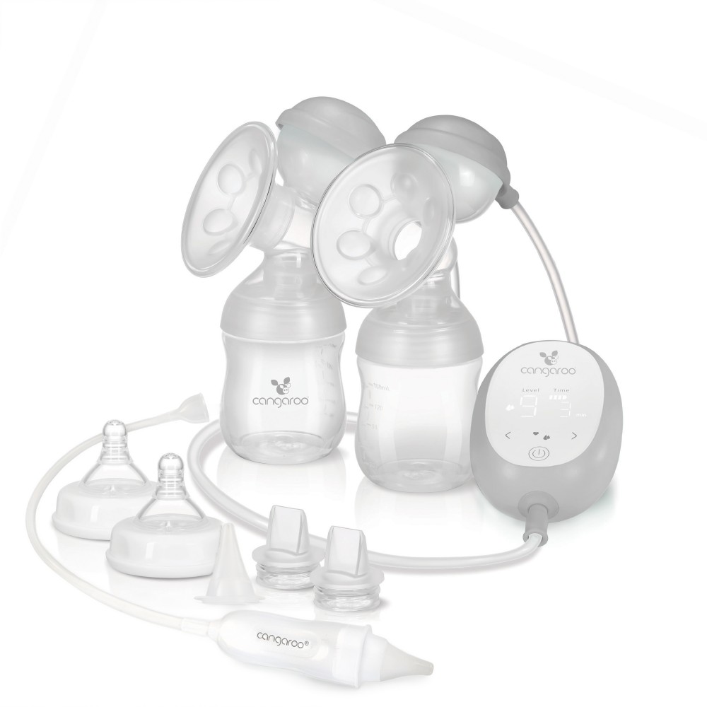 Cangaroo Grace 2in1 XN-D254 Διπλό Ηλεκτρικό Θήλαστρο με Αξεσουάρ Ρινικού Αποφρακτήρα – Κωδ. 3800146272920